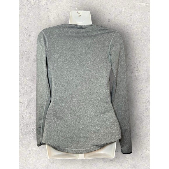 Nike Pro Women's Size Small Dri Fit Compression Long Sleeve Activewear Top Gray - Picture 2 of 4